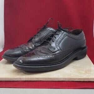 Martin Drake Dress Shoes Dark Brown Brouges - Size 8.5